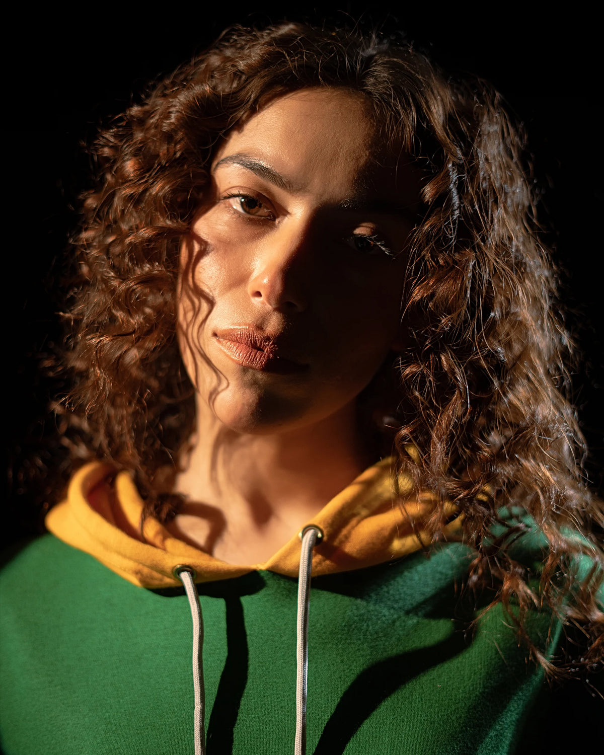 Tri-Tone Block Hoodie – Bold Winter Streetwear Edition